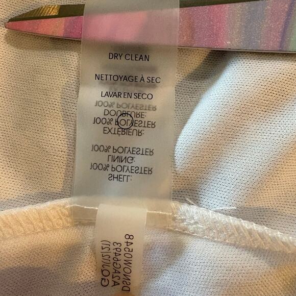 Tommy Hilfiger NWT Floral Printed Capelet V-Neck Ruffle Midi Dress Size 10 - Picture 6 of 9